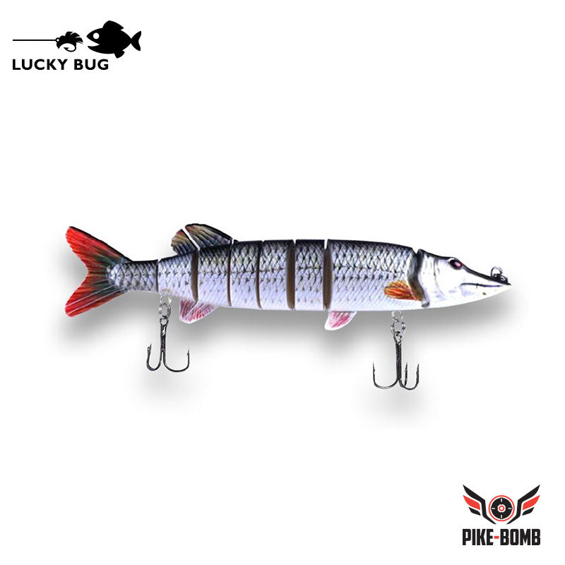 Pike Bomb - Ghost – Lucky Bug Lures