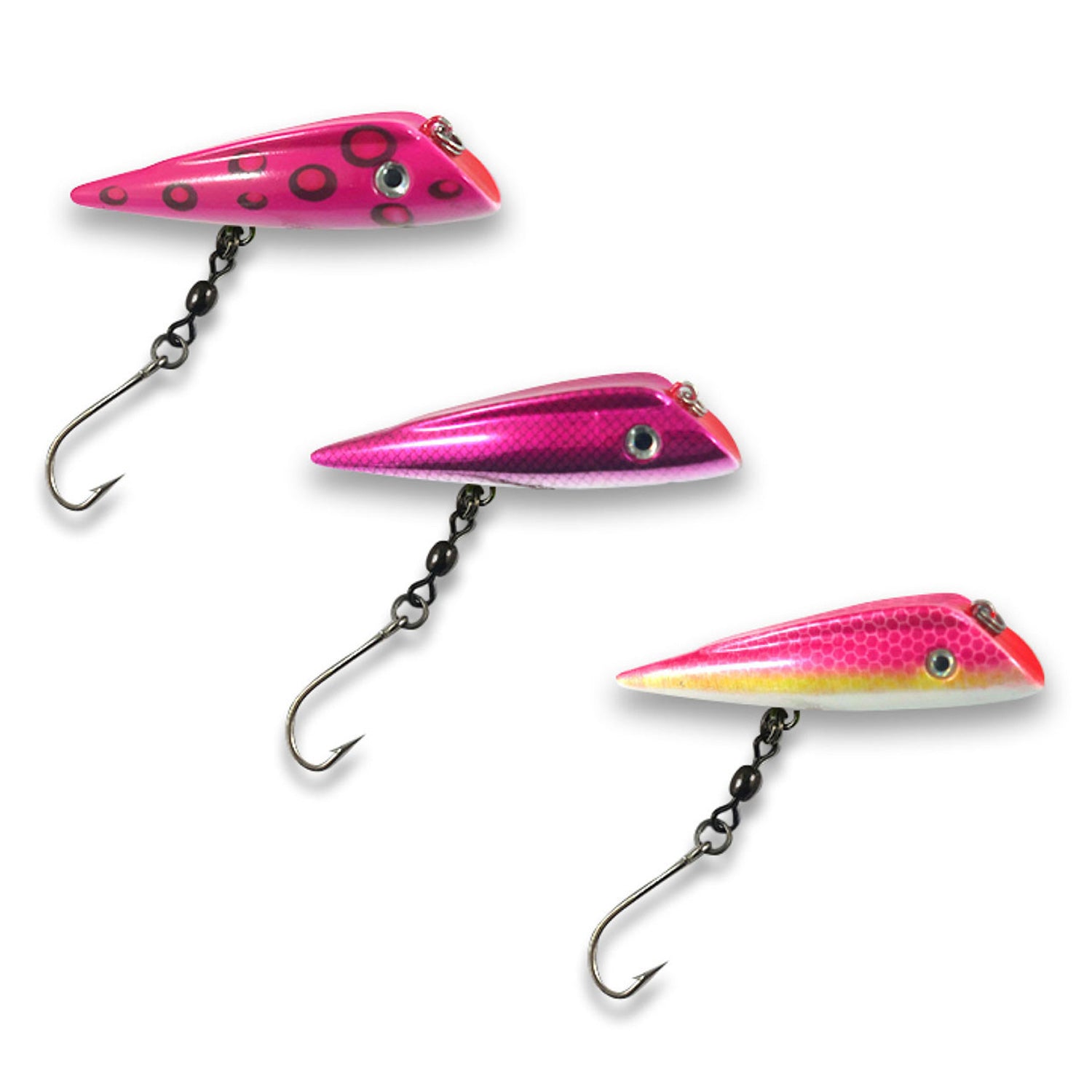 Lucky Plug - 3-Pack - Pink Salmon Combo Kit – Lucky Bug Lures