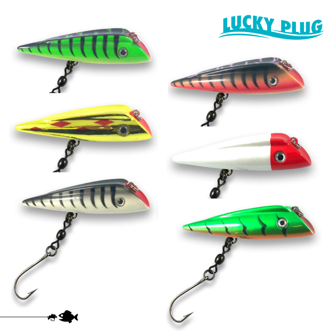 Lucky Plug - 6-Pack - Pike/Musky Combo Kit – Lucky Bug Lures