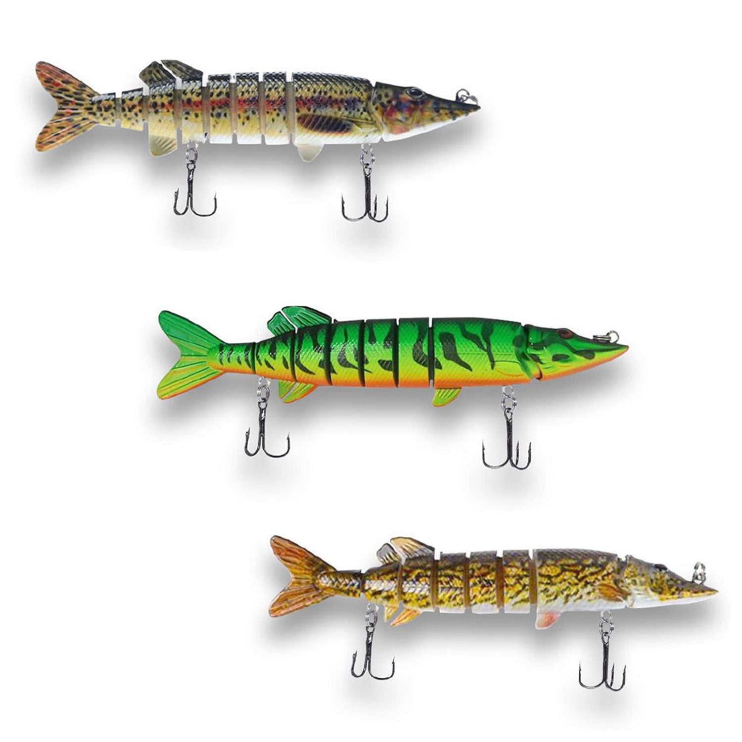 Bagley Pike Fishing Lure Kit, 3-pk