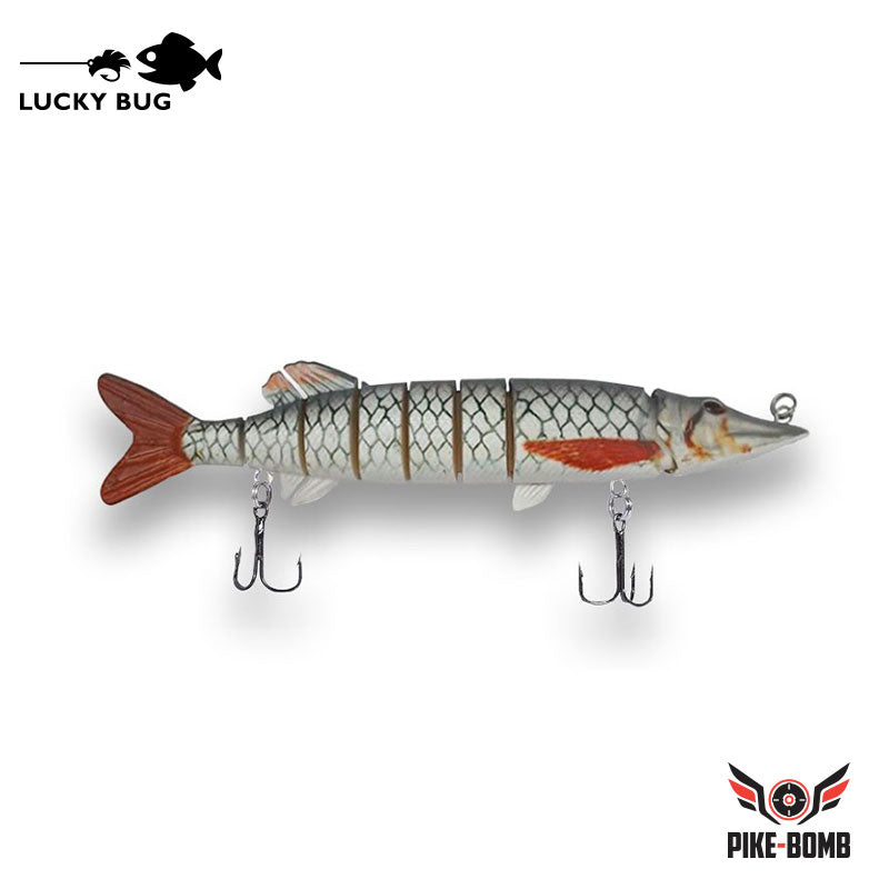 Pike Bomb - Red Shiner – Lucky Bug Lures