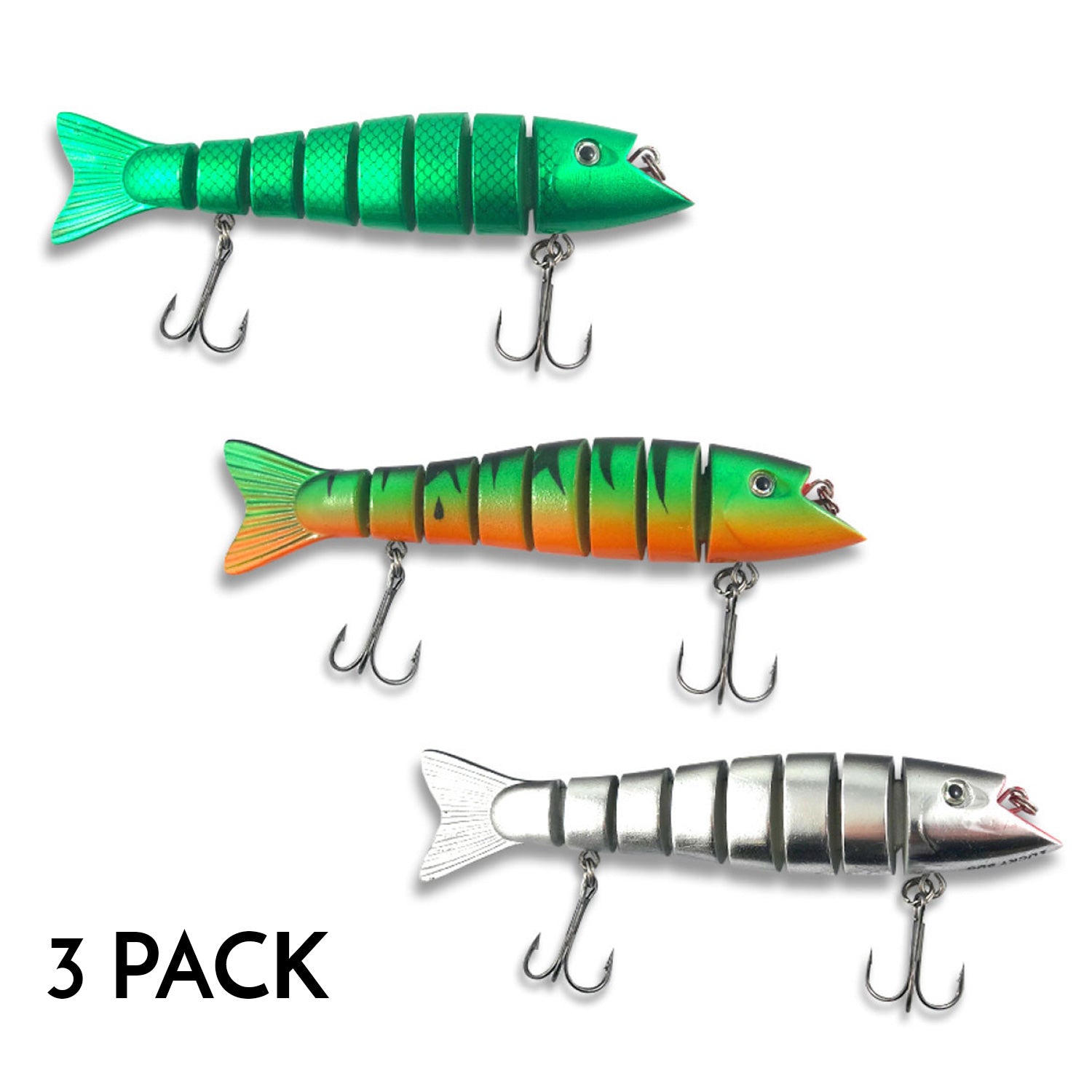 Zombie Maxx - 3-Pack - Ice Fishing Combo – Lucky Bug Lures