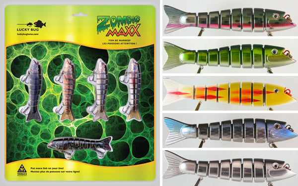 Zombie Maxx - 6-Pack - All Purpose Starter Set – Lucky Bug Lures