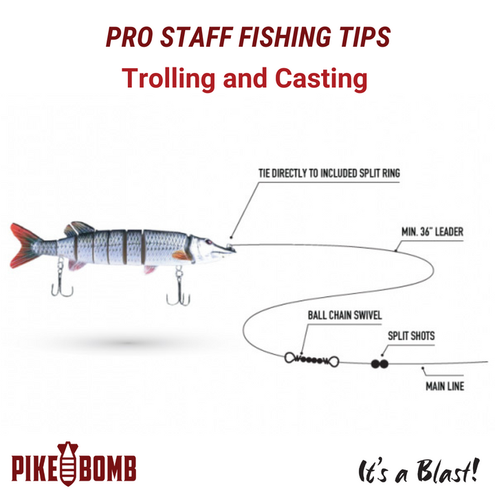 Northern Pike Lures Best Bait For Tiger Muskie Pike Bomb Tiger