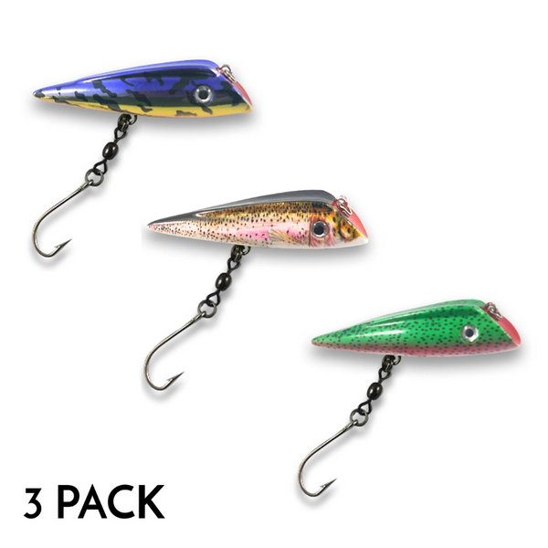 Lucky Plug - 3-Pack - Rainbow Trout Combo Kit