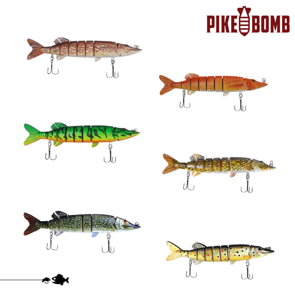 Pike Bomb - 6-Pack - Pike/Musky Combo