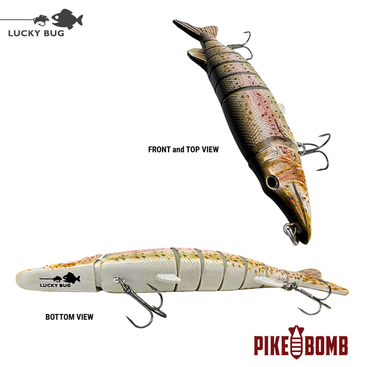 bobbing fishing lures big Pike Bomb Hobie Horizontal Rod Holder premium koi When to use the Color:Killer Gold