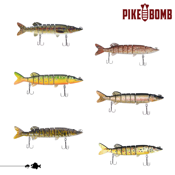 Pike Bomb - 6-Pack - All Purpose Trout Combo Kit