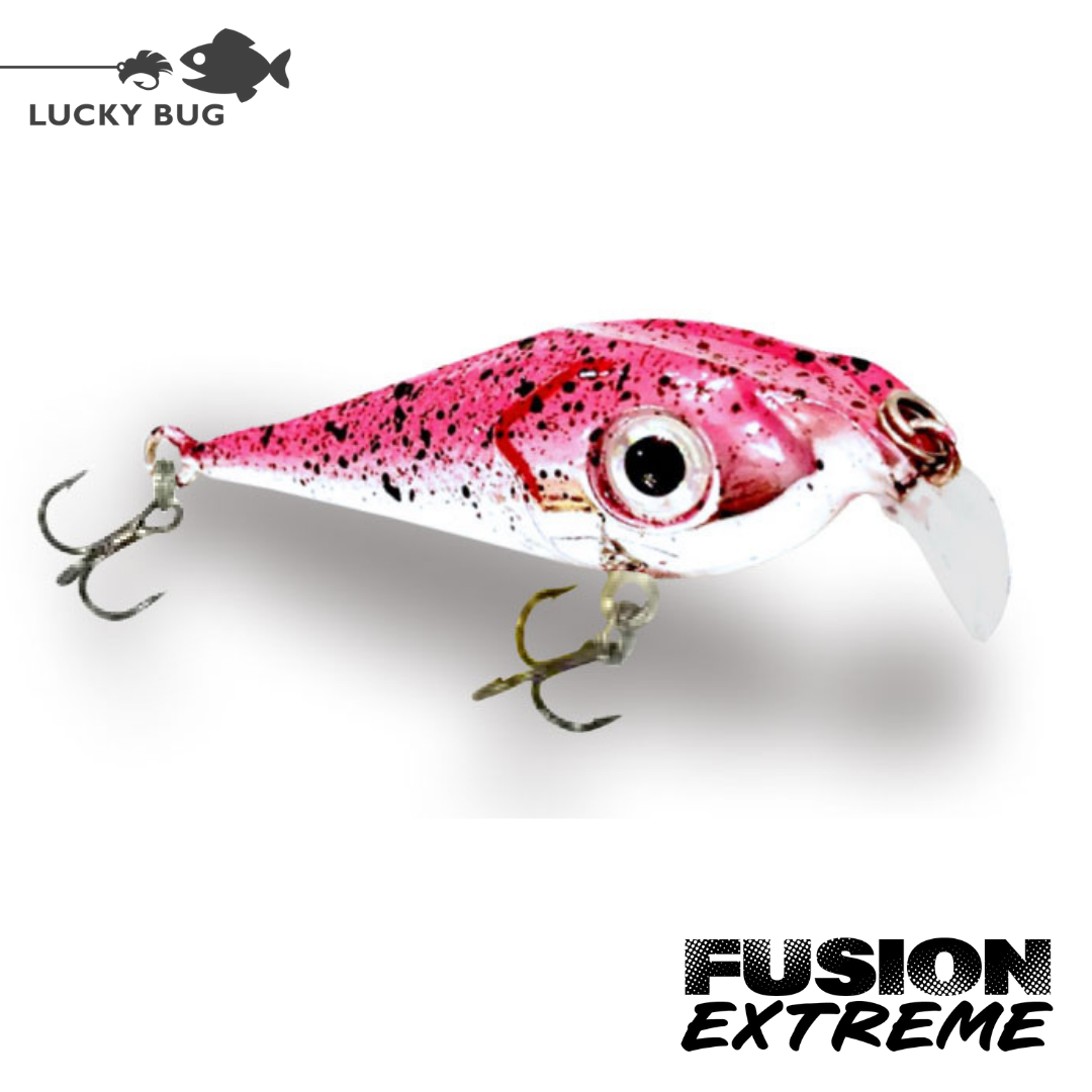 Fusion EXTREME - Pink Speckle Slayer – Lucky Bug Lures
