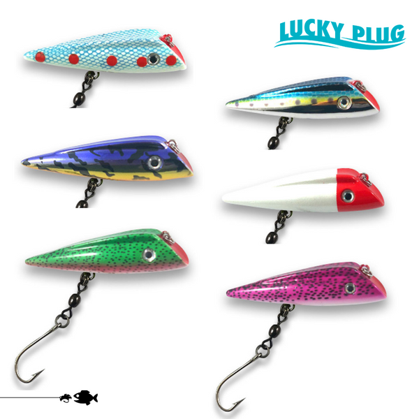 Lucky Plug - 6-Pack - All Purpose Trout Combo Kit