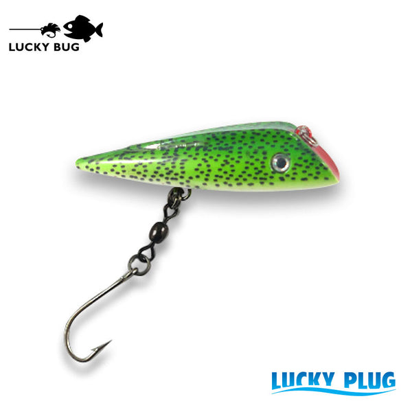 Lucky Plug - Green Speckle Back